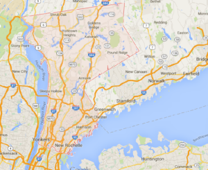 Map of Westchester, NY