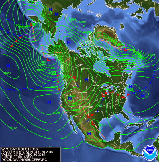 6 Day Forecast - Credit: National Weather Service