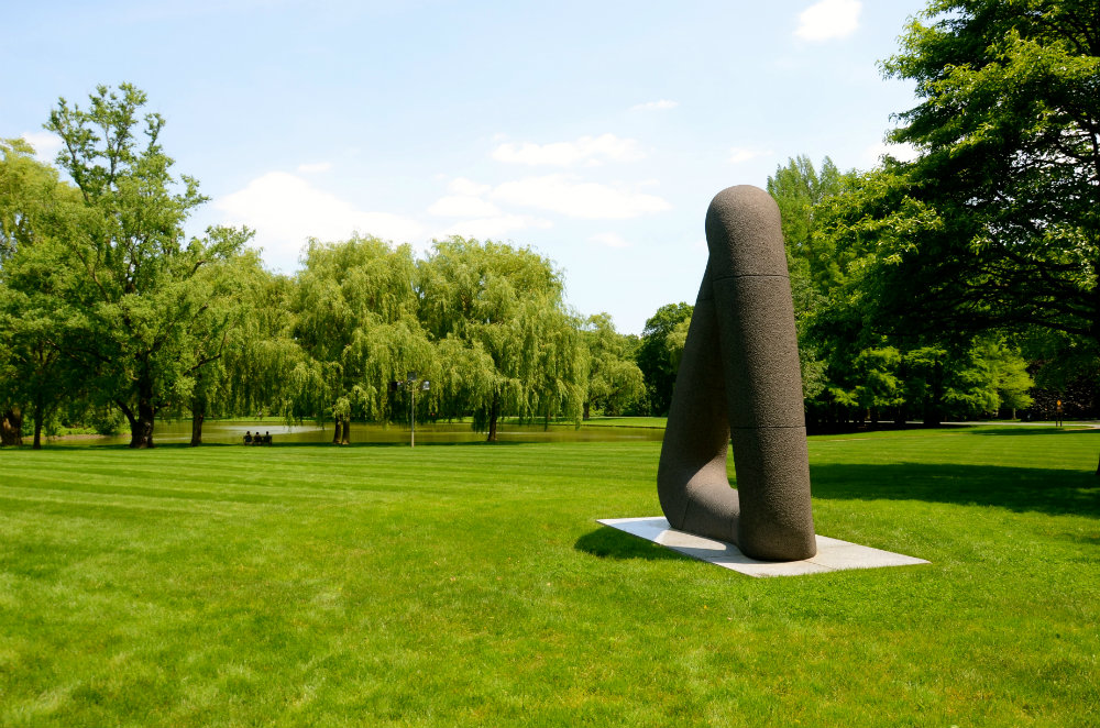 The Pepsico sculpture gardens in Westchester are a serene oasis in the middle of the county.